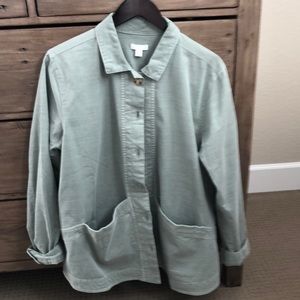 NWT J. Jill lightweight jacket.  Light green.